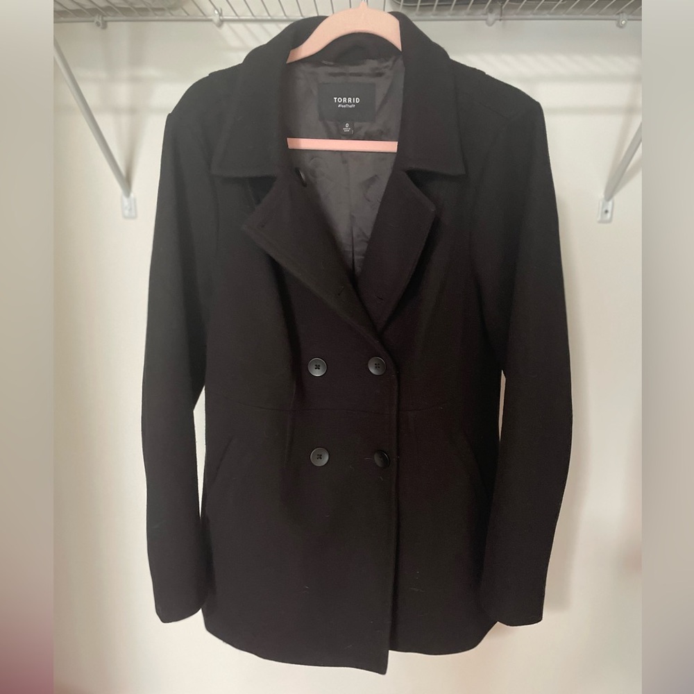 TORRID DOUBLE BREASTED PEACOAT